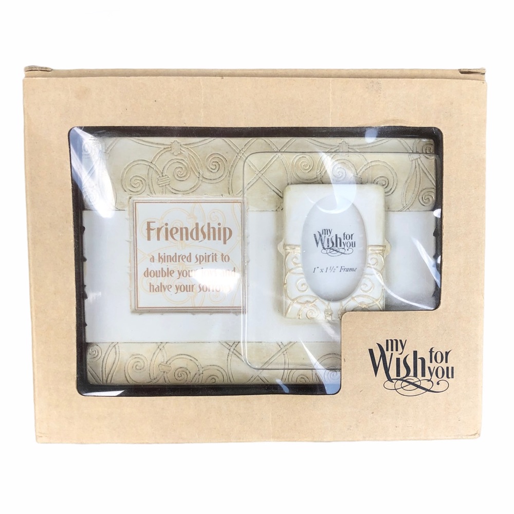 - Friendship Plaque/Frame Wallhanging Gift! NEW!